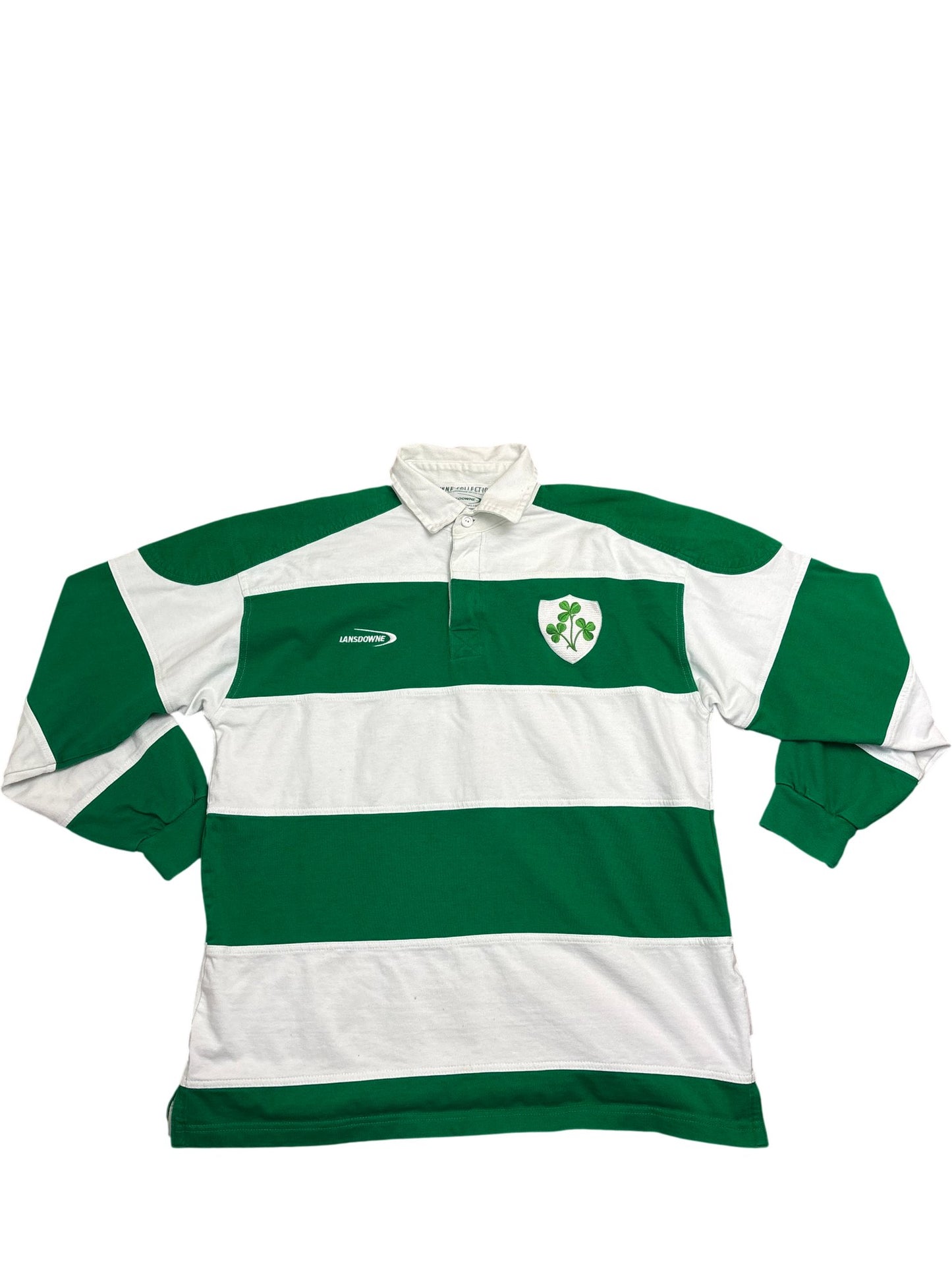 Vintage Green Lansdowne Rugby Shirt (L)