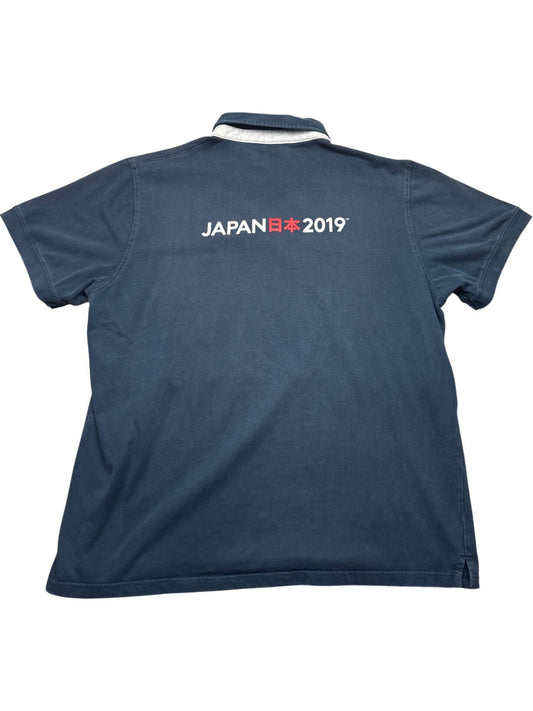 Vintage Blue Rugby World Cup Polo 2019 4XL (XXL)