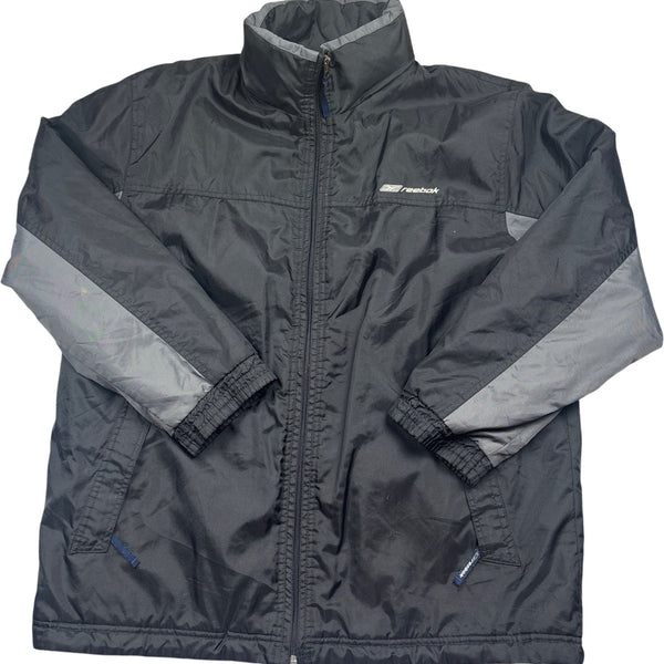 Vintage Black Reebok Jacket 90s (XL)