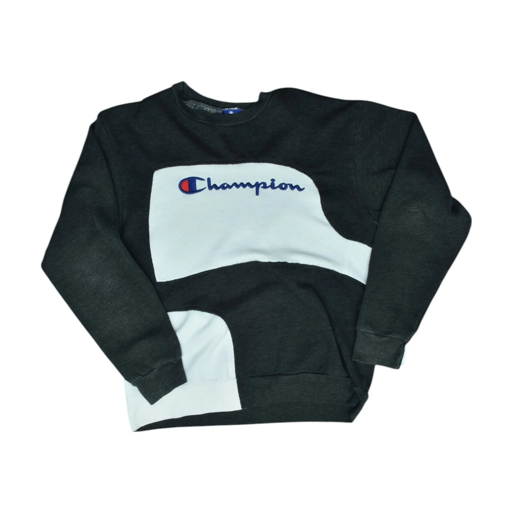 Vintage Black Champion Sweatshirt (XXS)