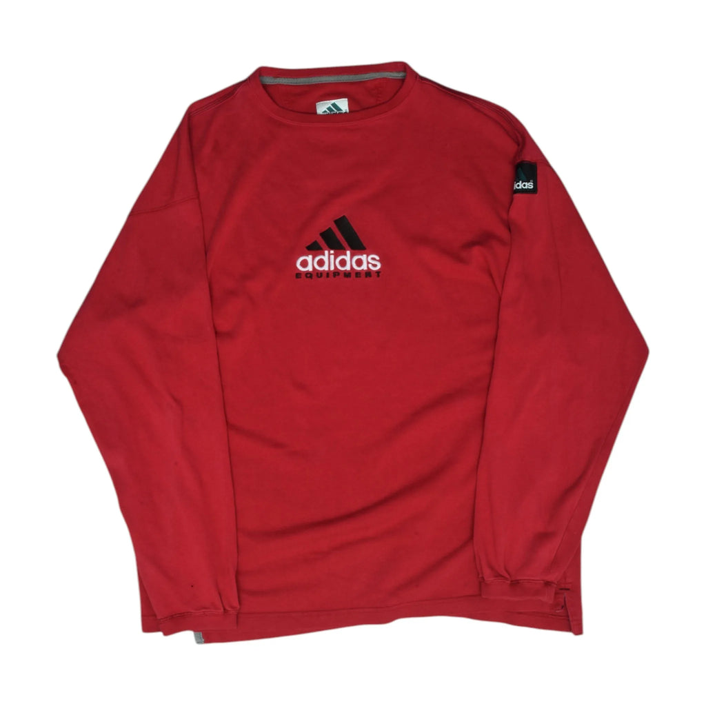 Vintage Red Adidas EQT Bootleg Shirt (XL)