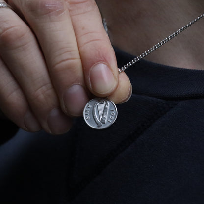 5P Bull Irish Coin Necklace