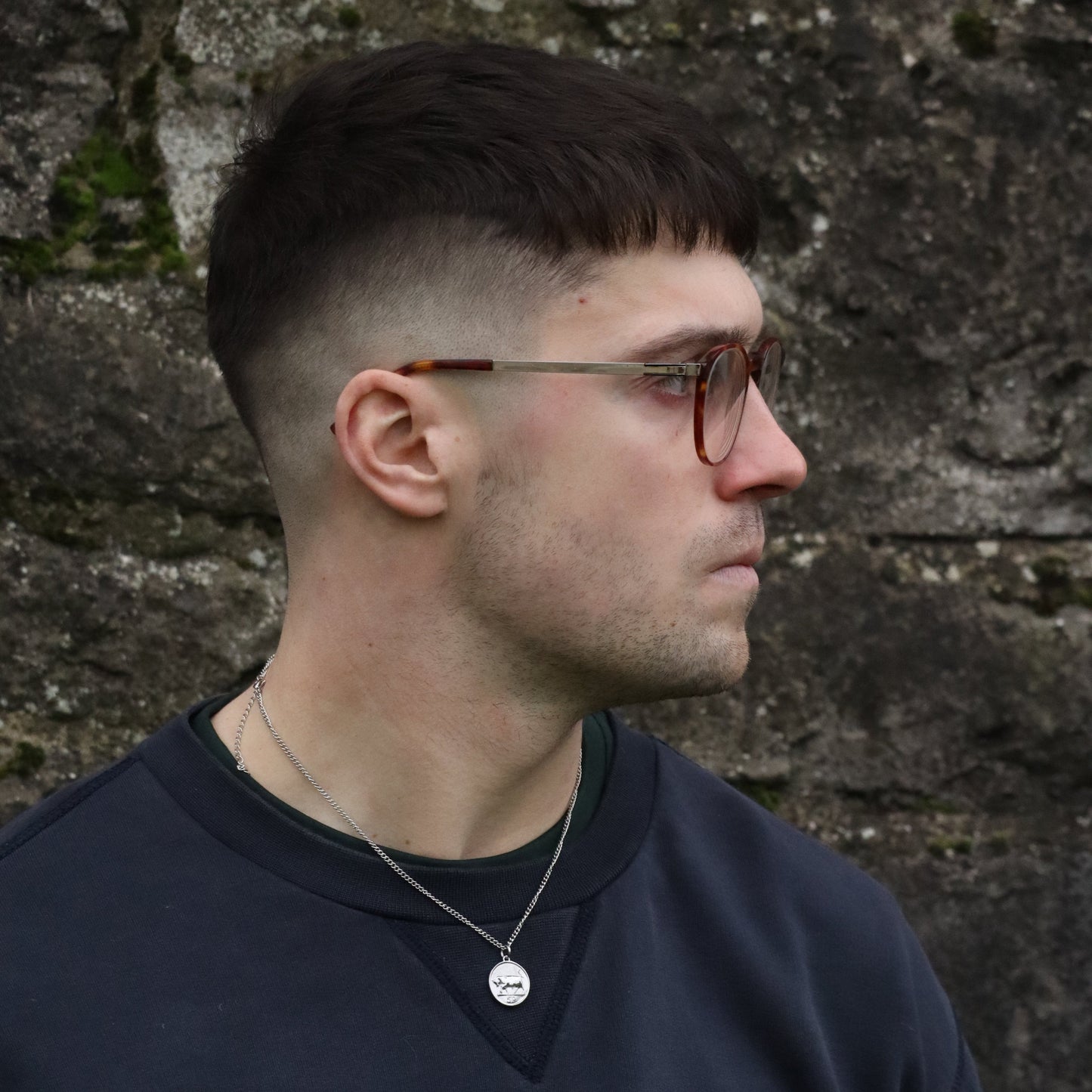 5P Bull Irish Coin Necklace