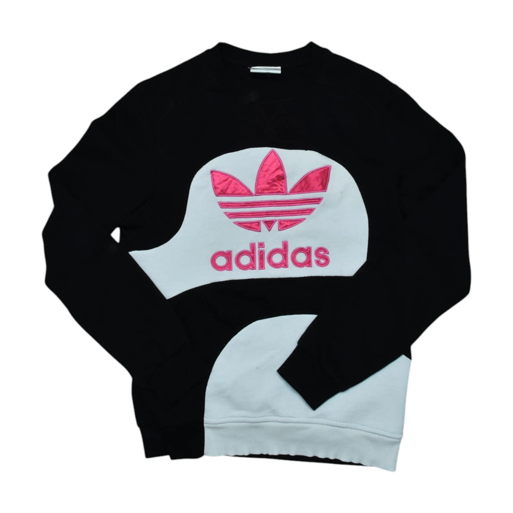 Vintage Black Adidas Sweater (XS)