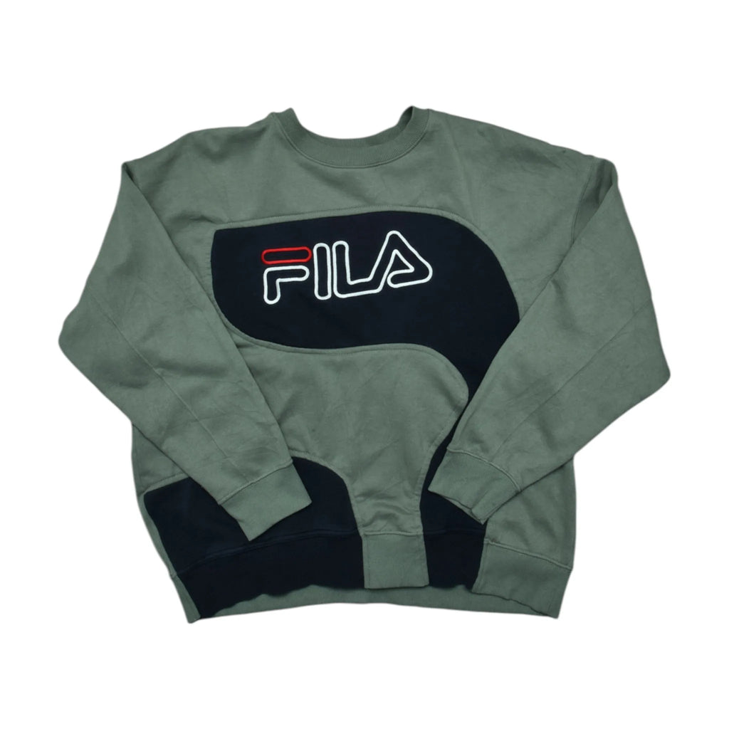 Vintage Green Fila Sweatshirt (L)