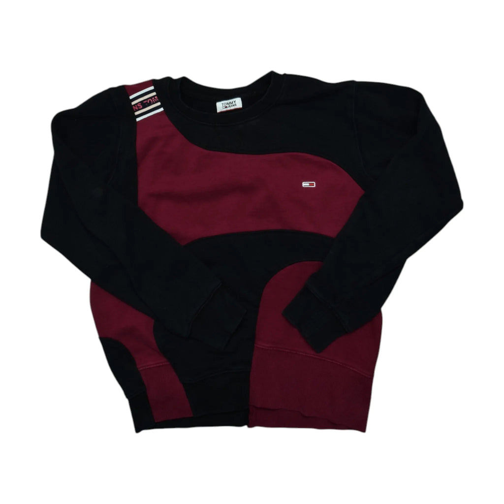 Vintage Black Tommy Hilfiger Sweatshirt (S)