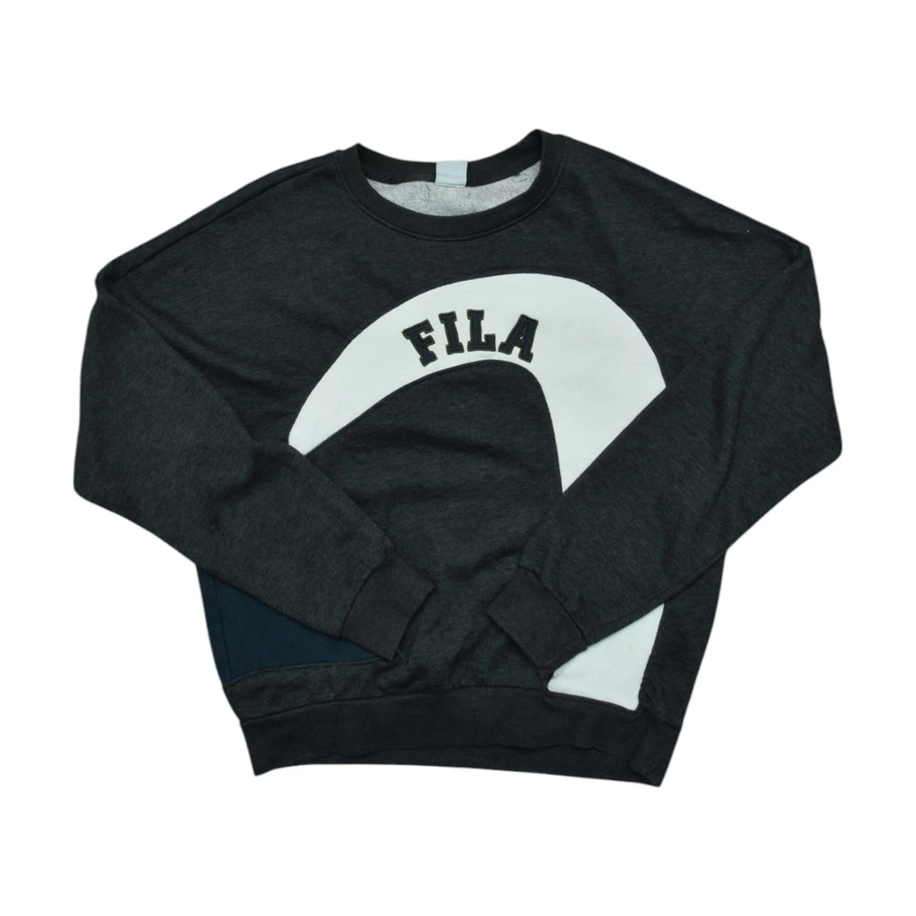 Vintage Black Fila Sweater (M)