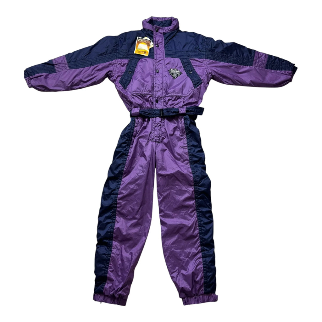 Vintage Purple Sergio Tacchini Ski Suit (M )