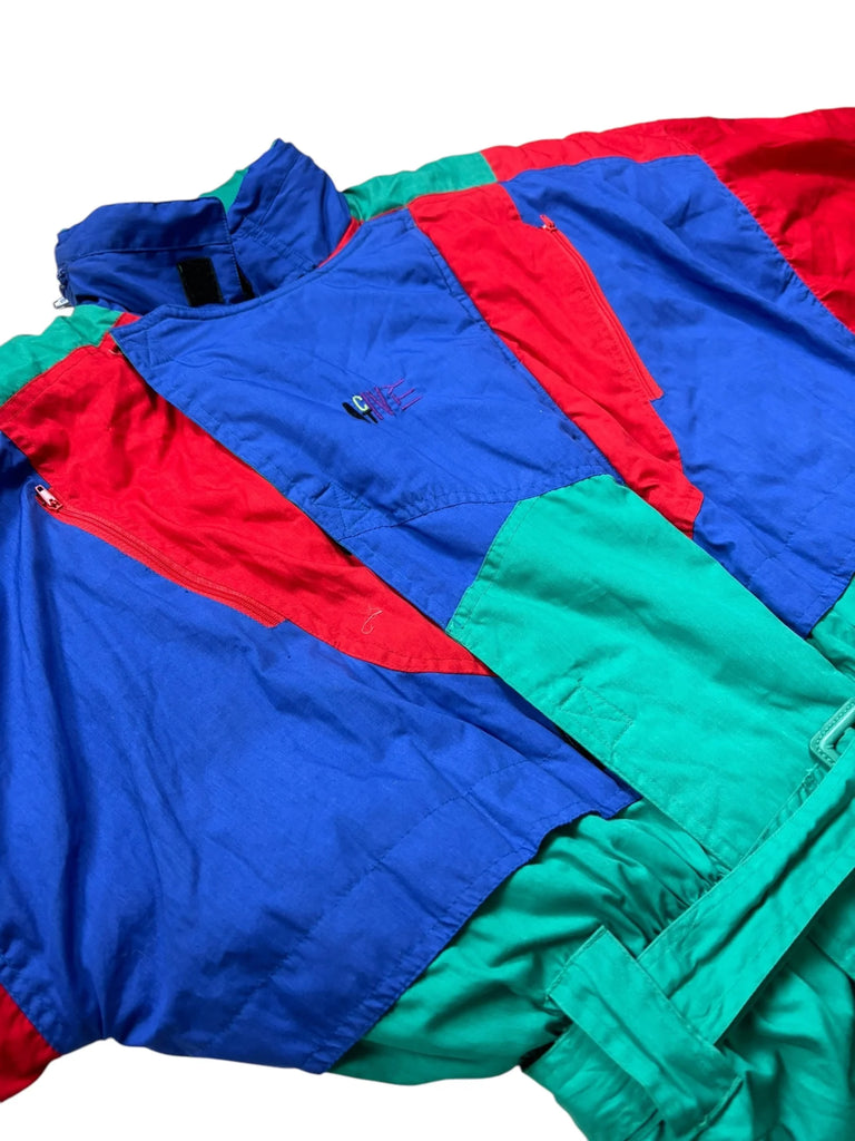 Vintage Multicolor Ski Suit (XXL )