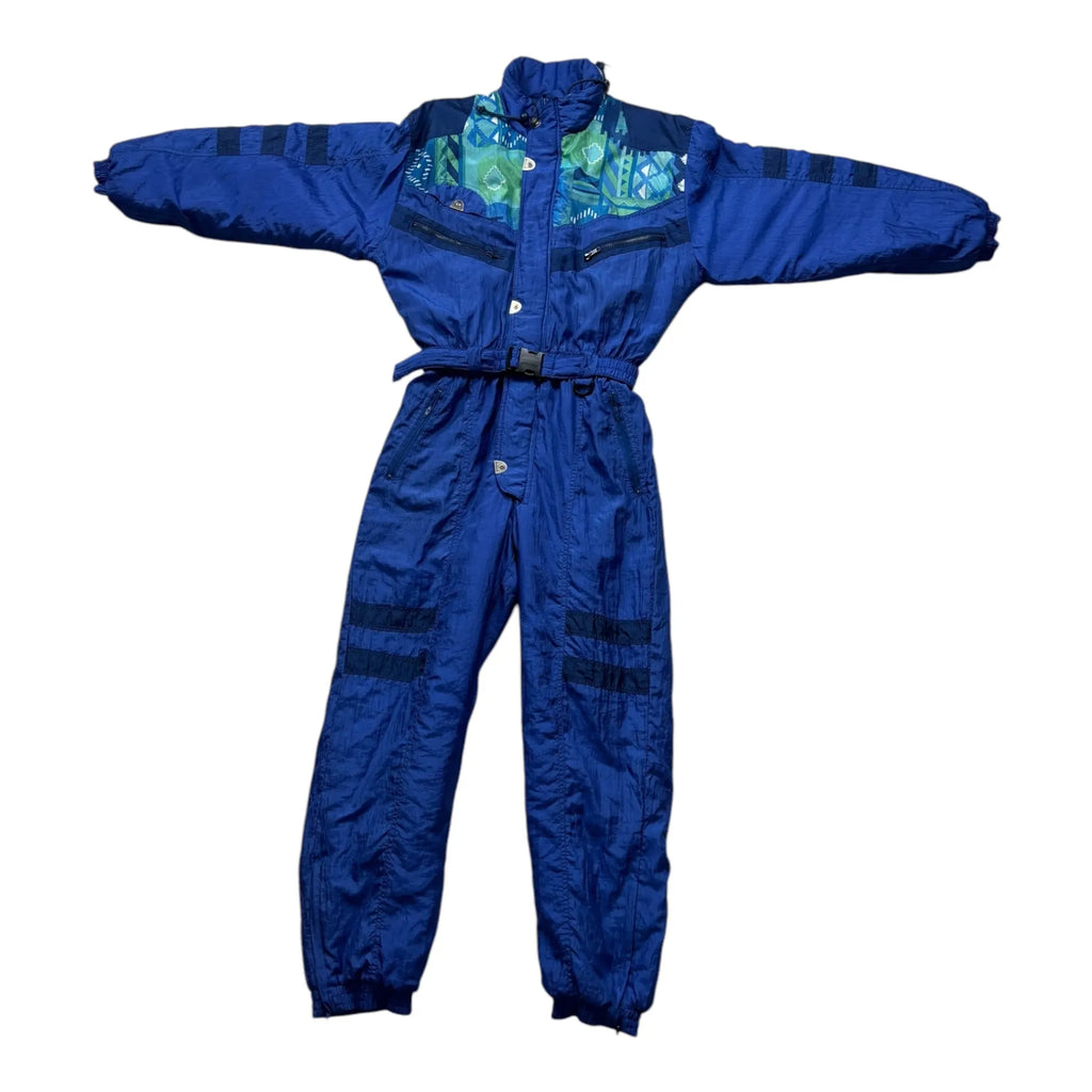 Vintage Blue Colmar Ski Suit (M )