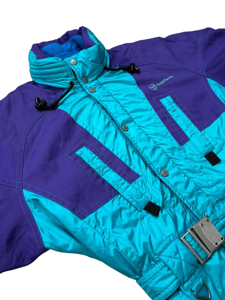 Vintage Blue Ski Suit (XL)