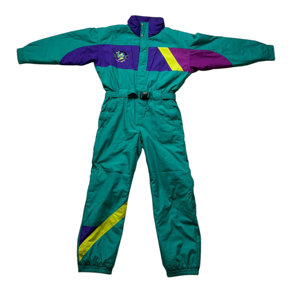 Vintage Multicolor Fila Snowbeach Ski Suit (XL )