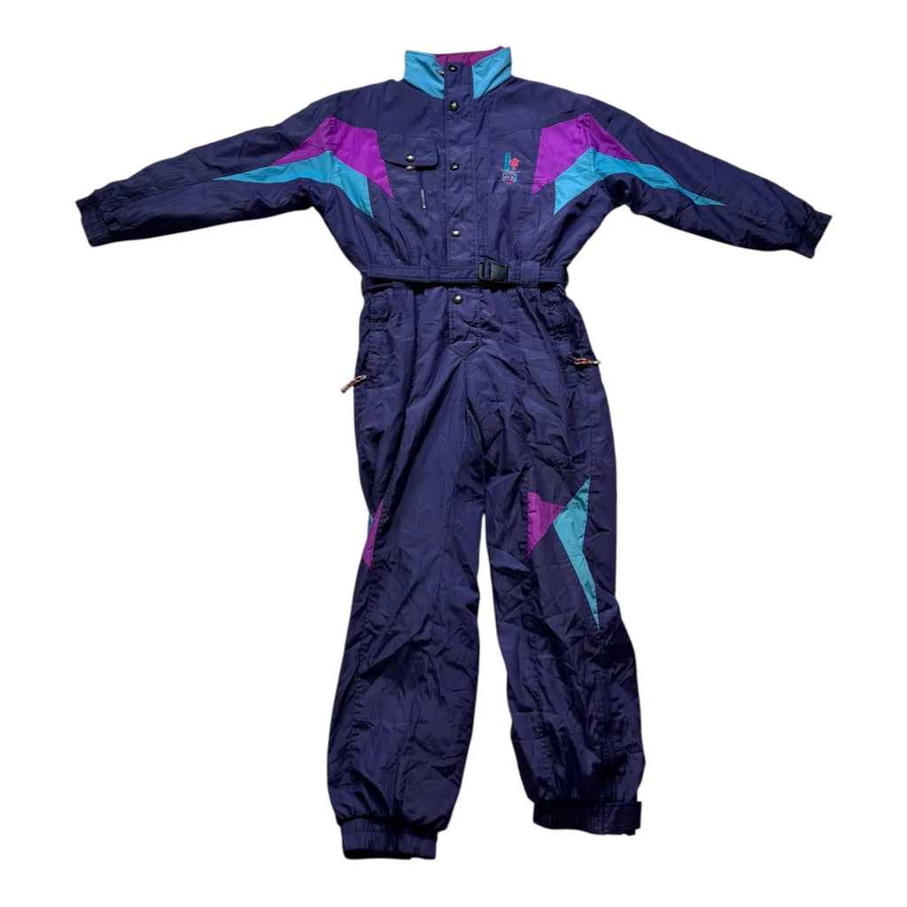 Vintage Navy Etherial Ski Suit (XXL)