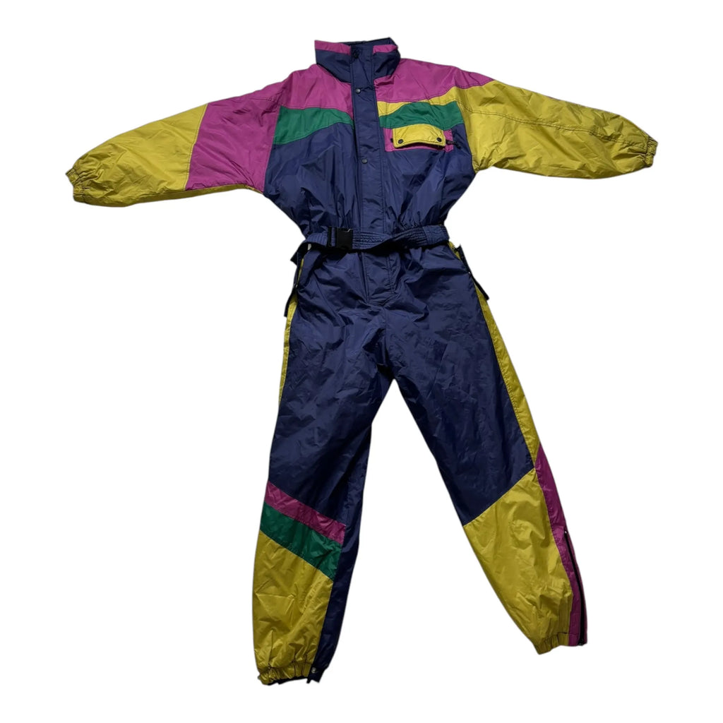 Vintage Multicolor Ski Suit (XL)