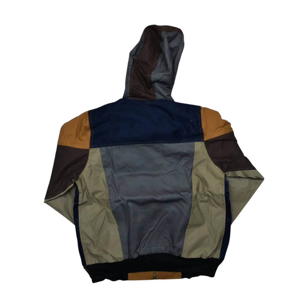 Vintage Brown Hooded Jacket (M)