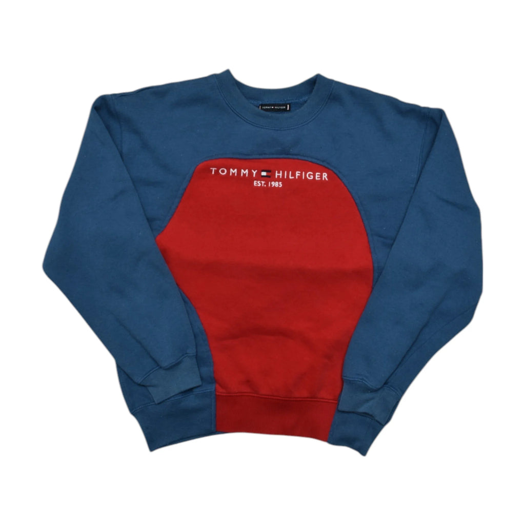 Vintage Blue Tommy Hilfiger Sweatshirt (S)