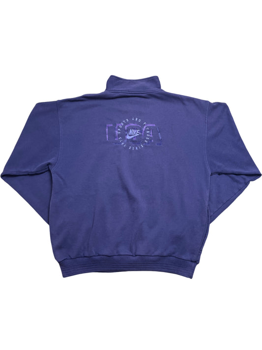 Vintage Purple Nike Halfzip Sweatshirt (M)