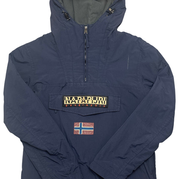 Vintage Navy Napapijri Puffer Jacket 90s (L)