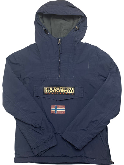 Vintage Navy Napapijri Puffer Jacket 90s (L)