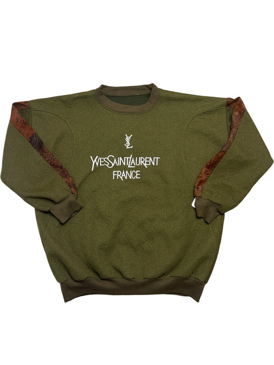 Vintage Green Yves Saint Laurent Sweater 90s (M)