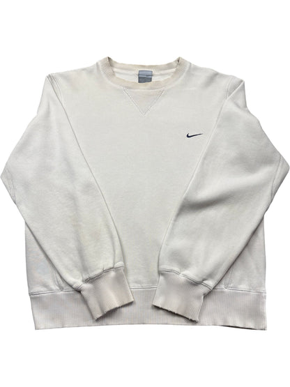 Vintage White Nike Crewneck Sweater (S)
