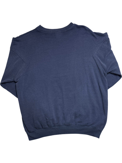 Vintage Navy Nike Crewneck Sweatshirt Graphic (XL)