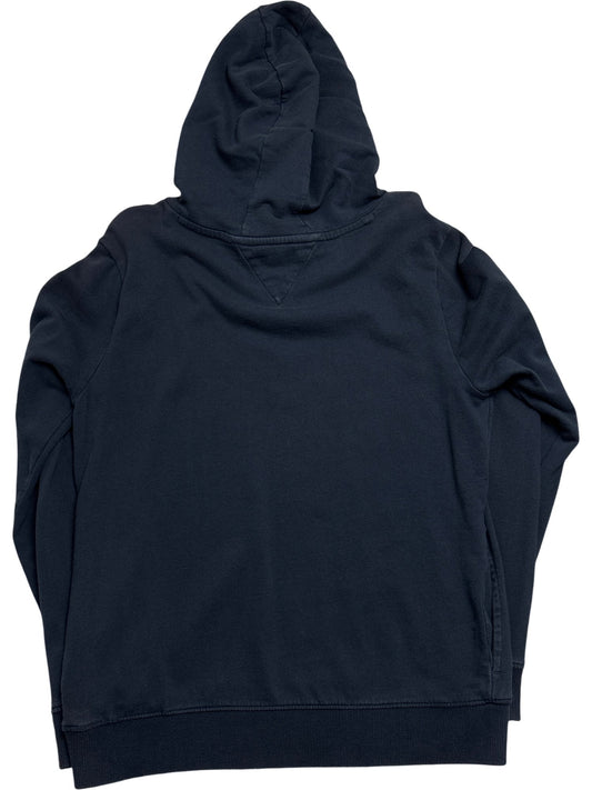 Vintage Black Tommy Hilfiger Hoodie 90s (S)