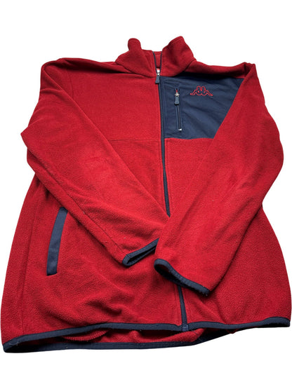 Vintage Red Kappa Fleece Jacket (L)