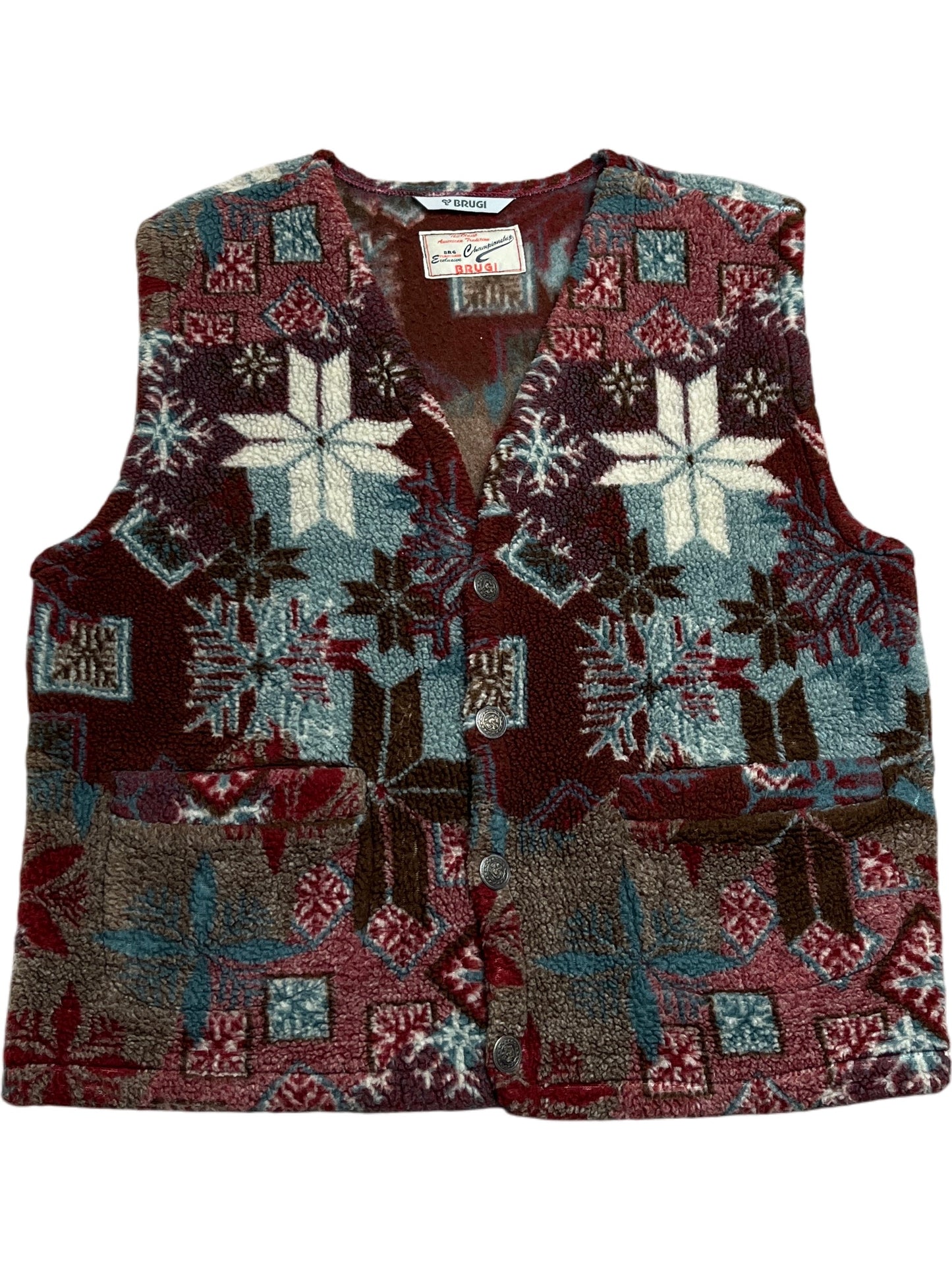Vintage Multi Whack Vintage Vest Brigitte (L)