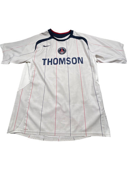 Vintage White Nike PSG Football Jersey Rothen 25 (M)