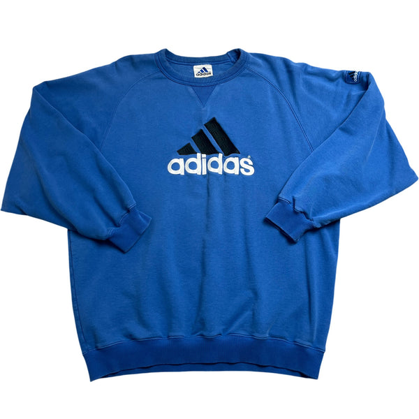 Vintage Blue Adidas Sweatshirt L (L)