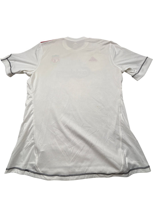 Vintage White Adidas Liverpool Football 2006 Jersey (XL)