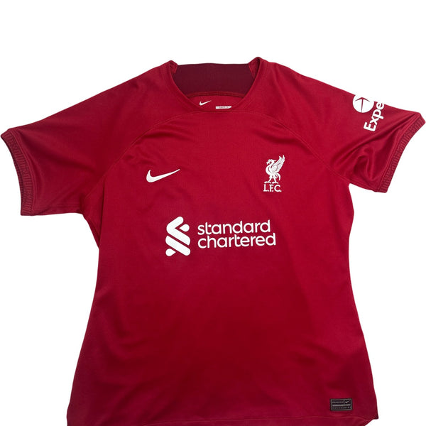Vintage Red Nike Liverpool Jersey 2020s (L)