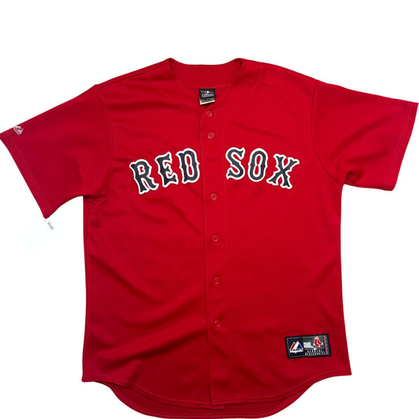 Vintage Red Majestic Red Sox Jersey 2000s (M)