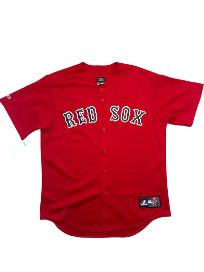 Vintage Red Majestic Red Sox Jersey 2000s (M)