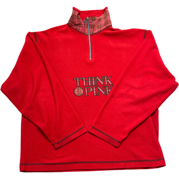 Vintage Red Think Pink Sweater 90s (M)