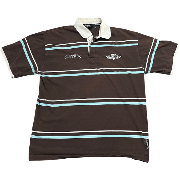Vintage Brown Guinness Rugby Shirt (L)