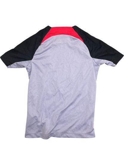 Vintage Grey Nike Football Jersey Liverpool Kids 9-10 (XXS)