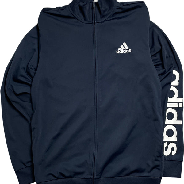 Vintage Navy Adidas Track Jacket Y2K (M)