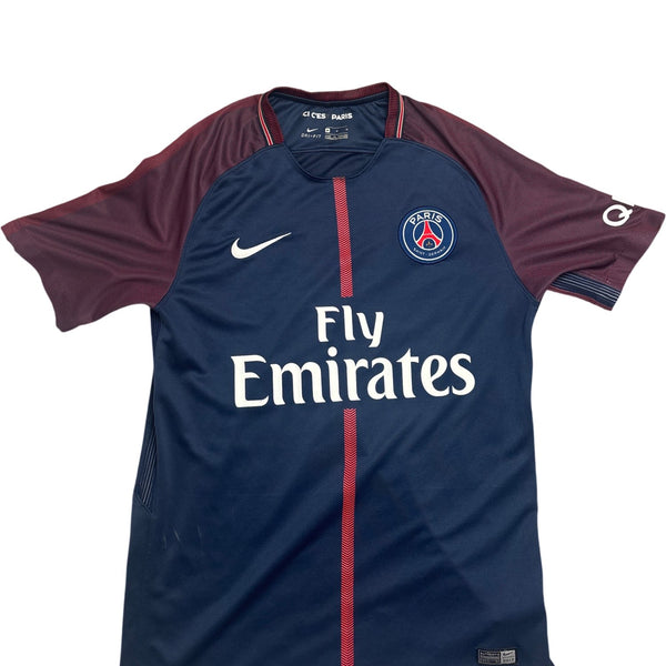 Vintage Blue Nike PSG Football Shirt 2017 (M)
