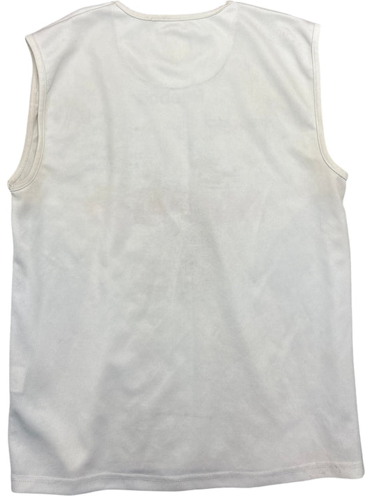 Vintage White Reebok Sports Tank The Sharks Academy (XXL)