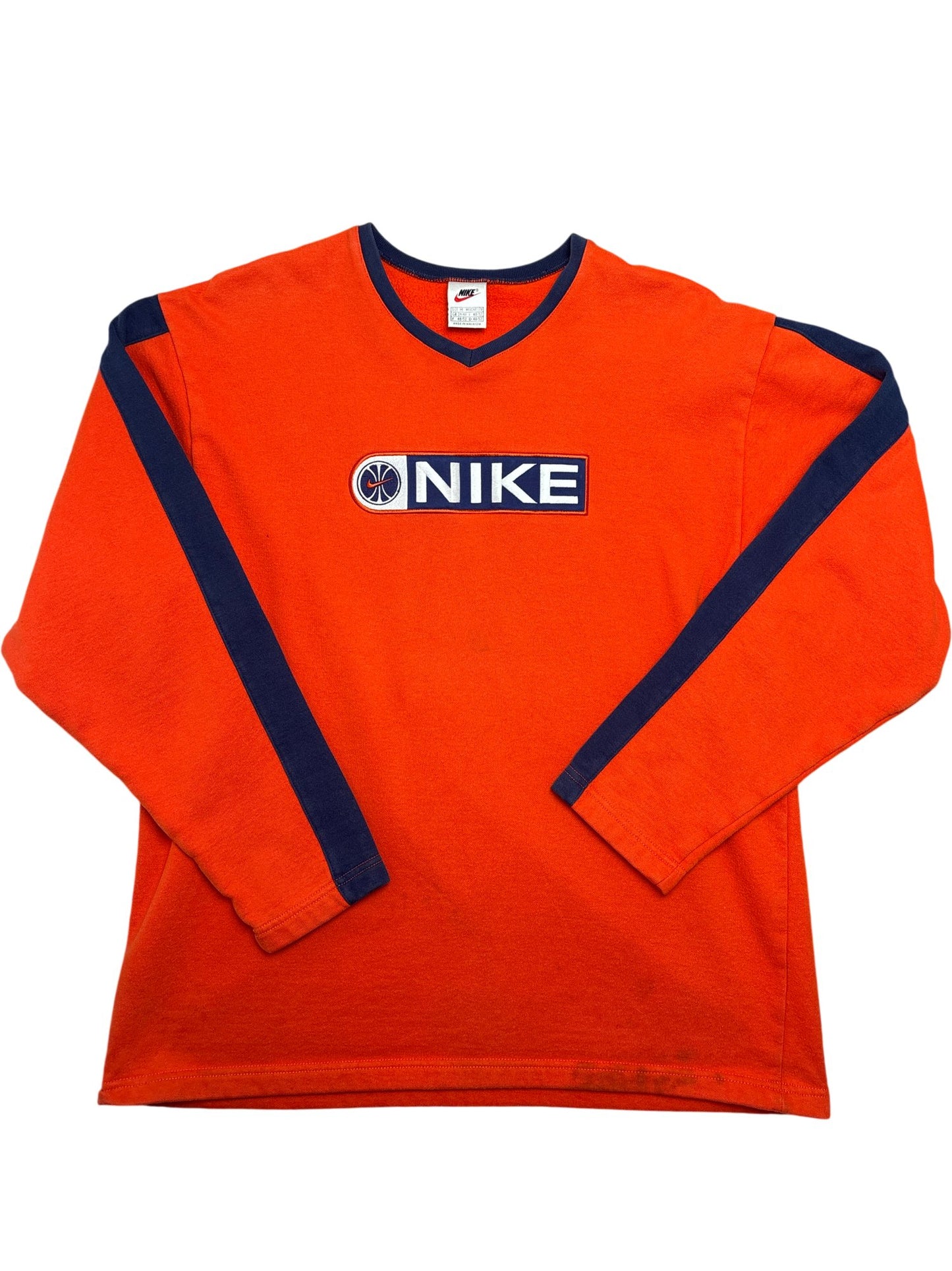 Vintage Orange Nike Sweatshirt 90s (M)
