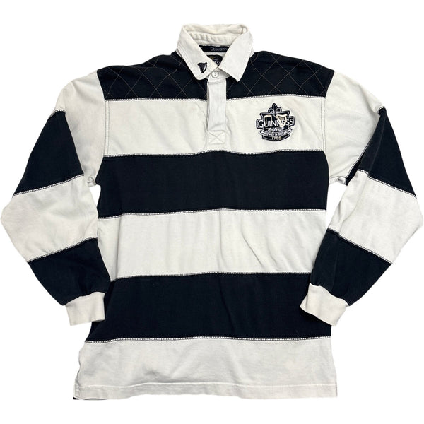 Vintage Black Guinness Rugby Shirt (S)