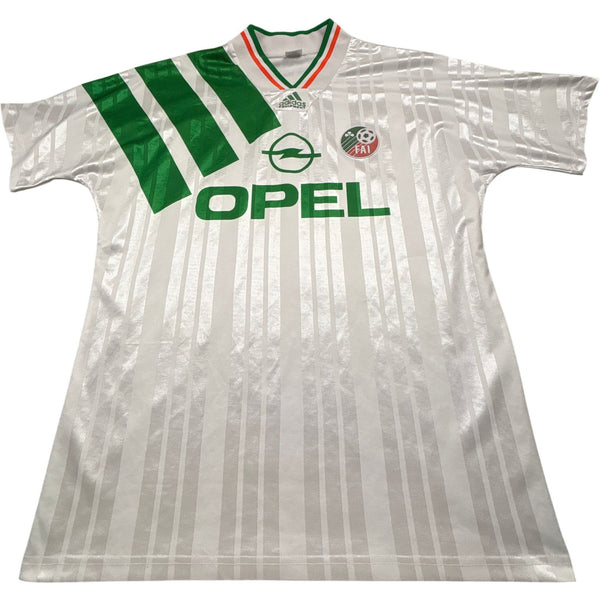 Vintage White Adidas Ireland Jersey 1994 Away (L)