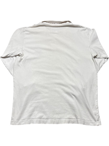 Vintage White England Rugby Shirt (L)
