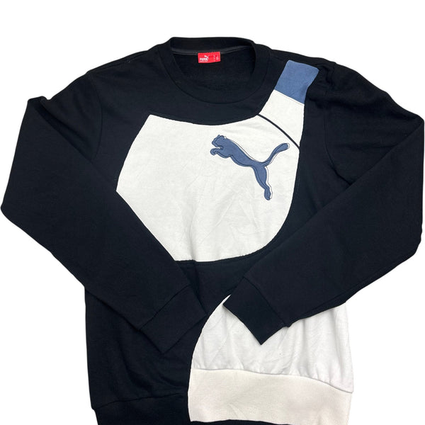 Vintage Black Puma Crewneck Sweatshirt (L)