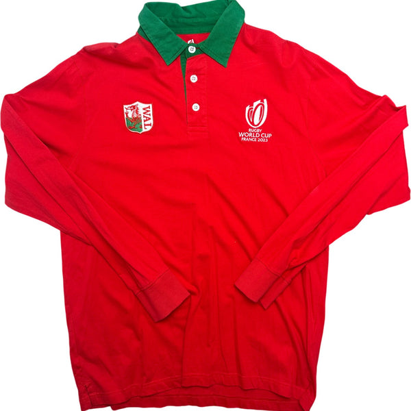 Vintage Red Wales Rugby World Cup 2023 Shirt (XL)