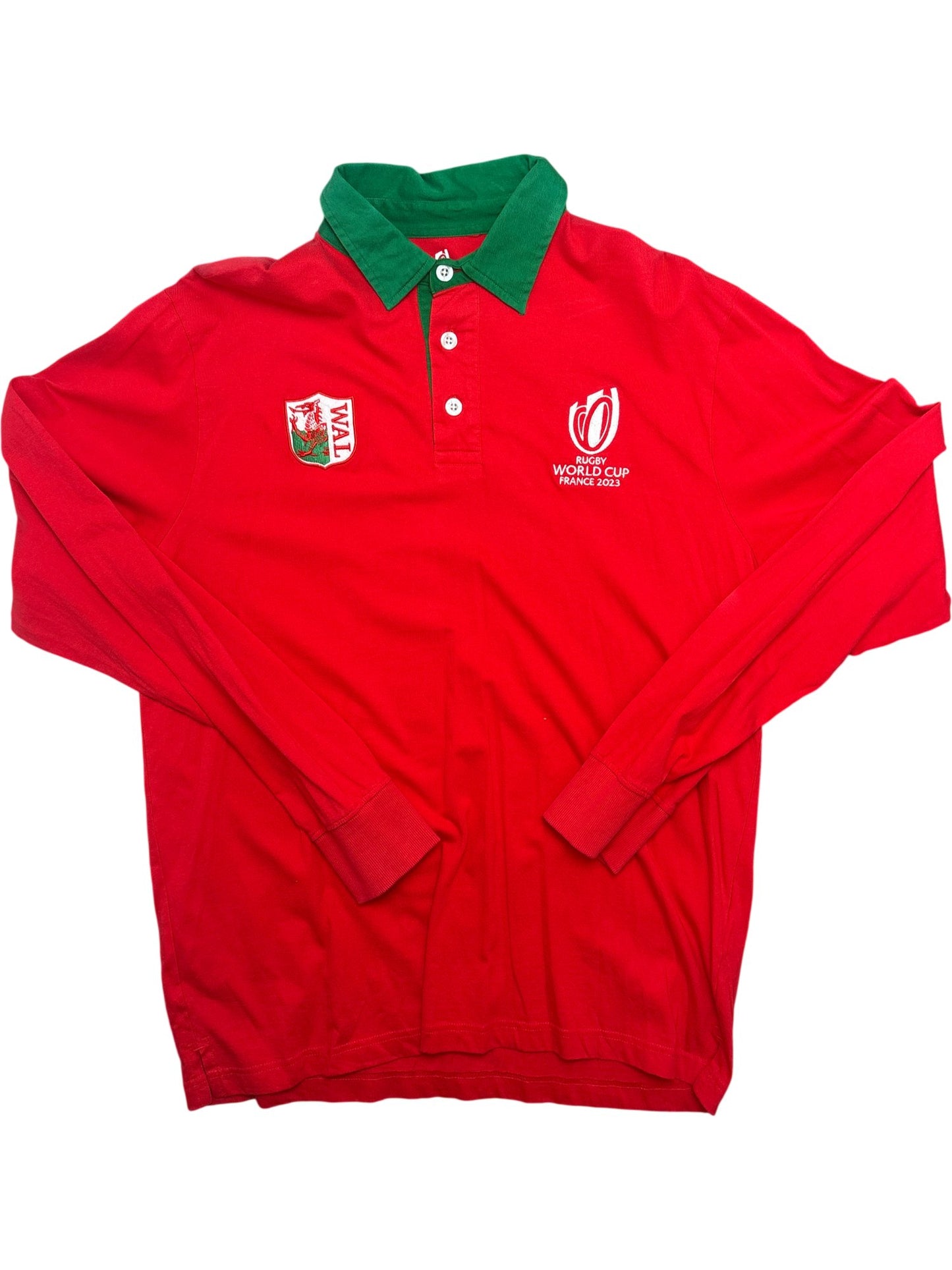 Vintage Red Wales Rugby World Cup 2023 Shirt (XL)