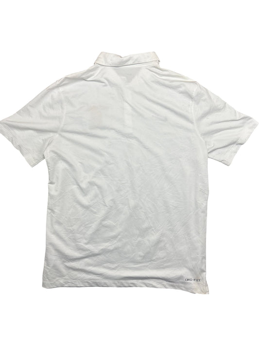 Vintage White Nike Polo Skyhawks Football (XL)