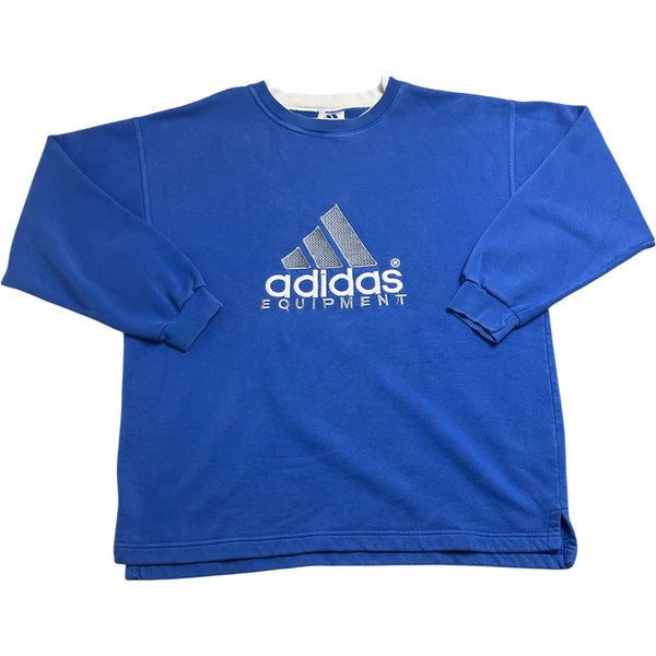 Vintage Blue Adidas Sweatshirt (XL)
